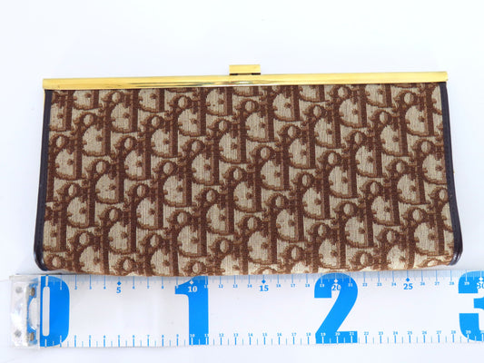 Christian Dior Trotter Clutch Bag, Clasp Closure, Party Bag, Clutch Bag