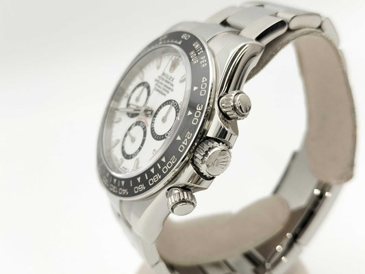 ROLEX Daytona 126500LN H05P1068 White Dial Oyster Bracelet Men's Watch