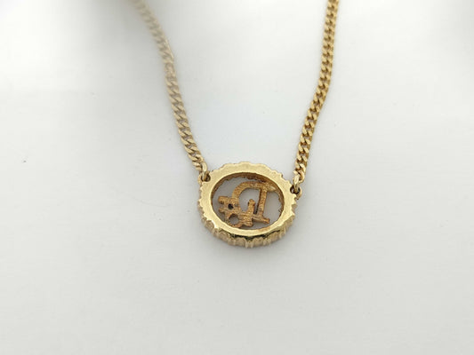Dior Trotter Rhinestone Necklace