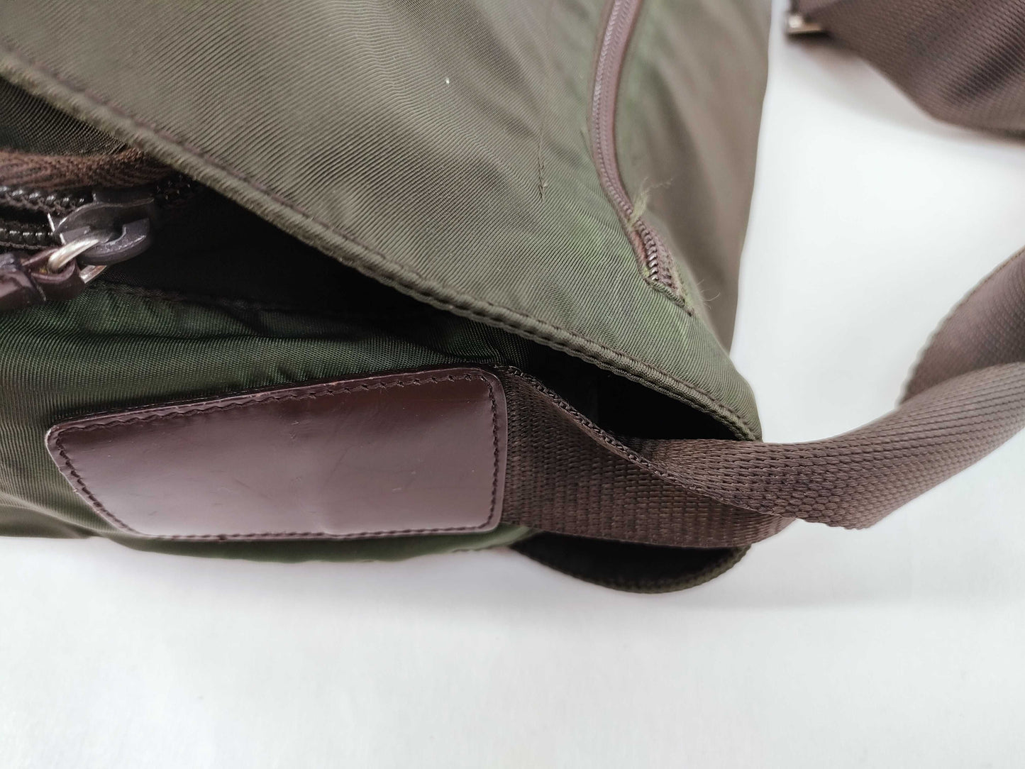 PRADA Nylon Prada Nylon Shoulder Bag with Triangle Logo PRADA Shoulder Bag