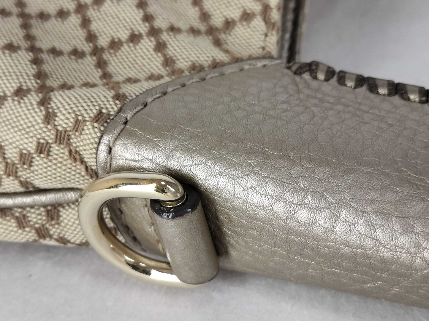 GUCCI Jackie Gucci New Jackie Canvas 2-Way Shoulder Bag 246907