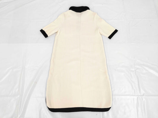 Salvatore Ferragamo knit dress, white, size XL