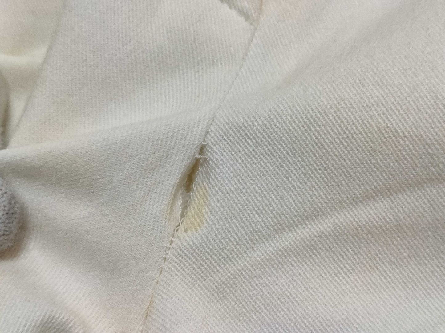 Dior Christian Dior Galliano period 2003 white denim pants