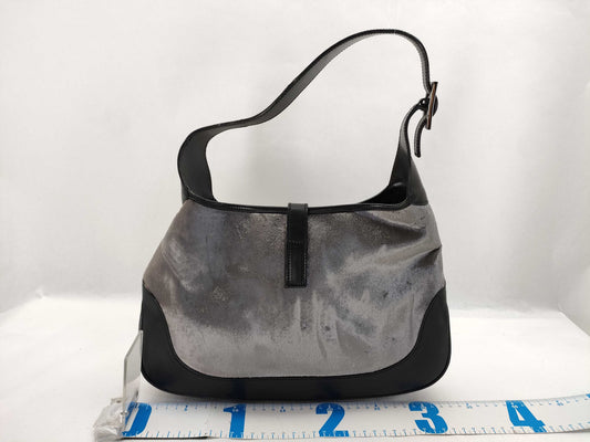GUCCI Jackie Tom Ford-era velour shoulder bag