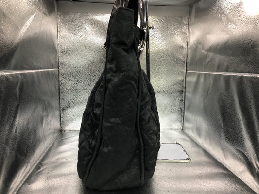 CHANEL Paris-Biarritz Matelasse Shoulder Bag with Seal, 12336370, Dust Bag Included, Coated Canvas, Black