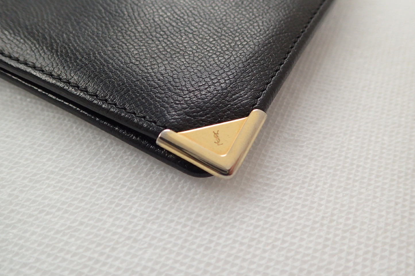 Yves Saint Laurent YSL Leather Bifold Wallet