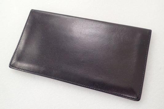 GUCCI Leather Bi-fold Long Wallet Billfold