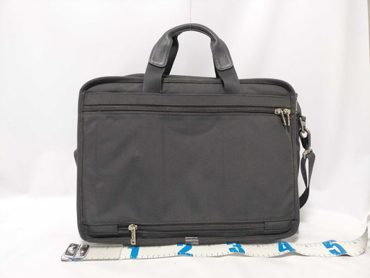 TUMI Alpha Expandable Organizer Computer Briefcase with Name Tag