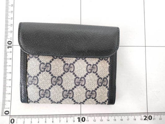GUCCI Old Gucci Old GG PVC Folding Wallet