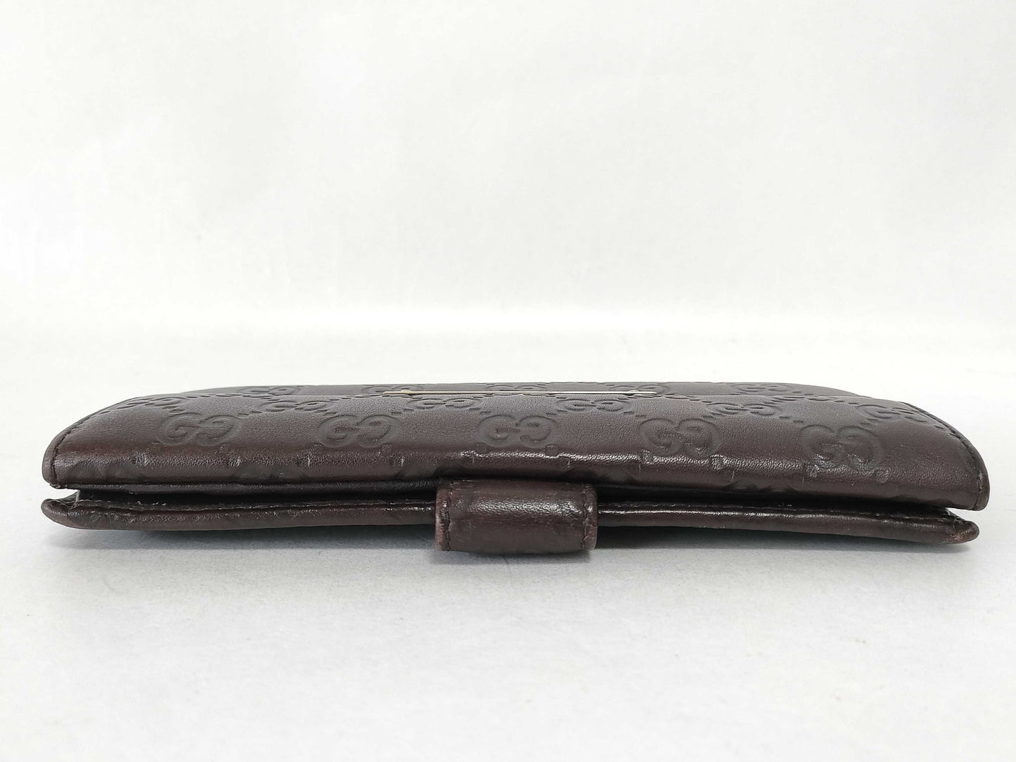 GUCCI Guccissima Gucci GG Shima Leather Long Wallet