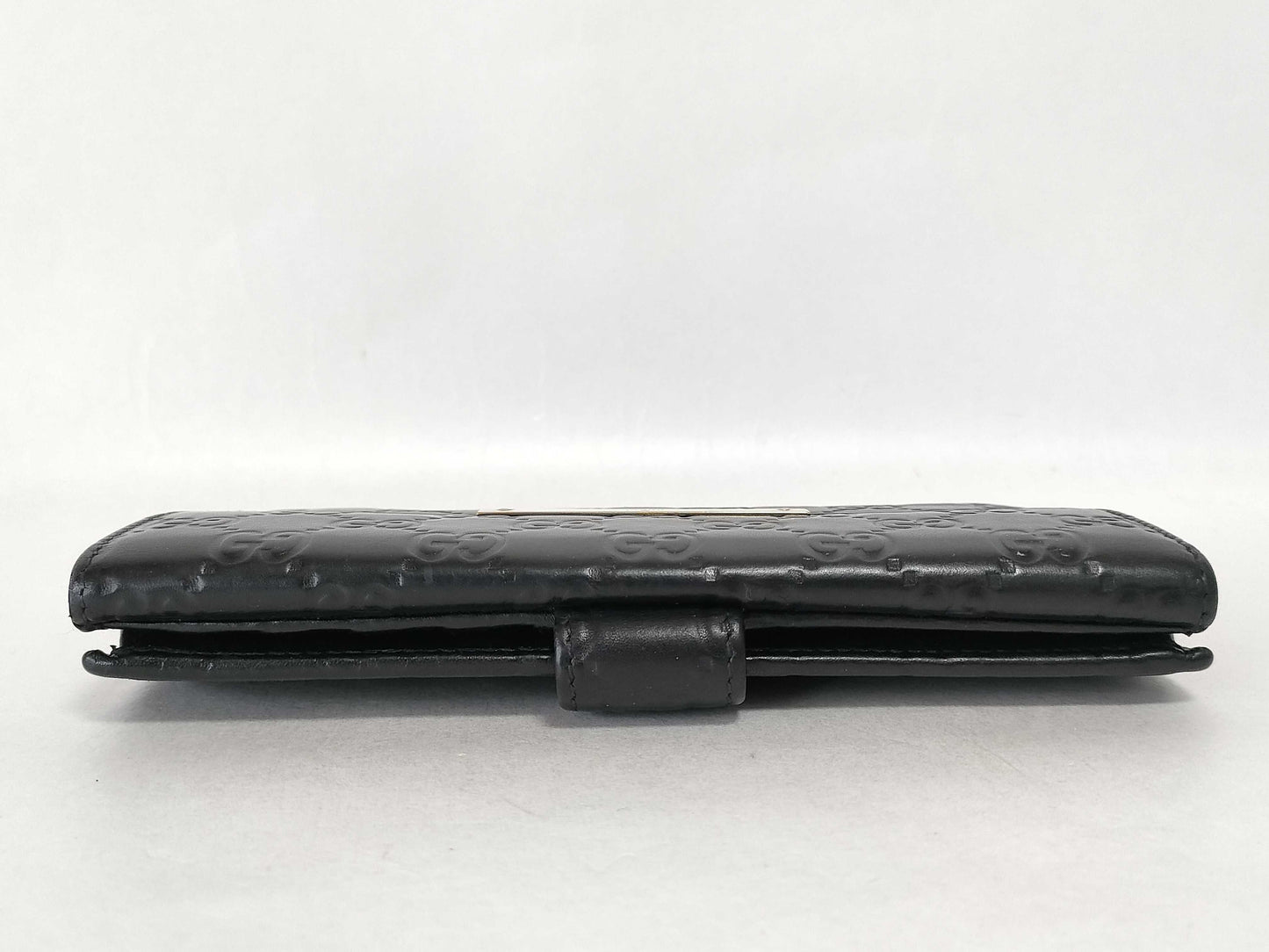 GUCCI Guccissima Gucci GG Shima Leather Long Wallet