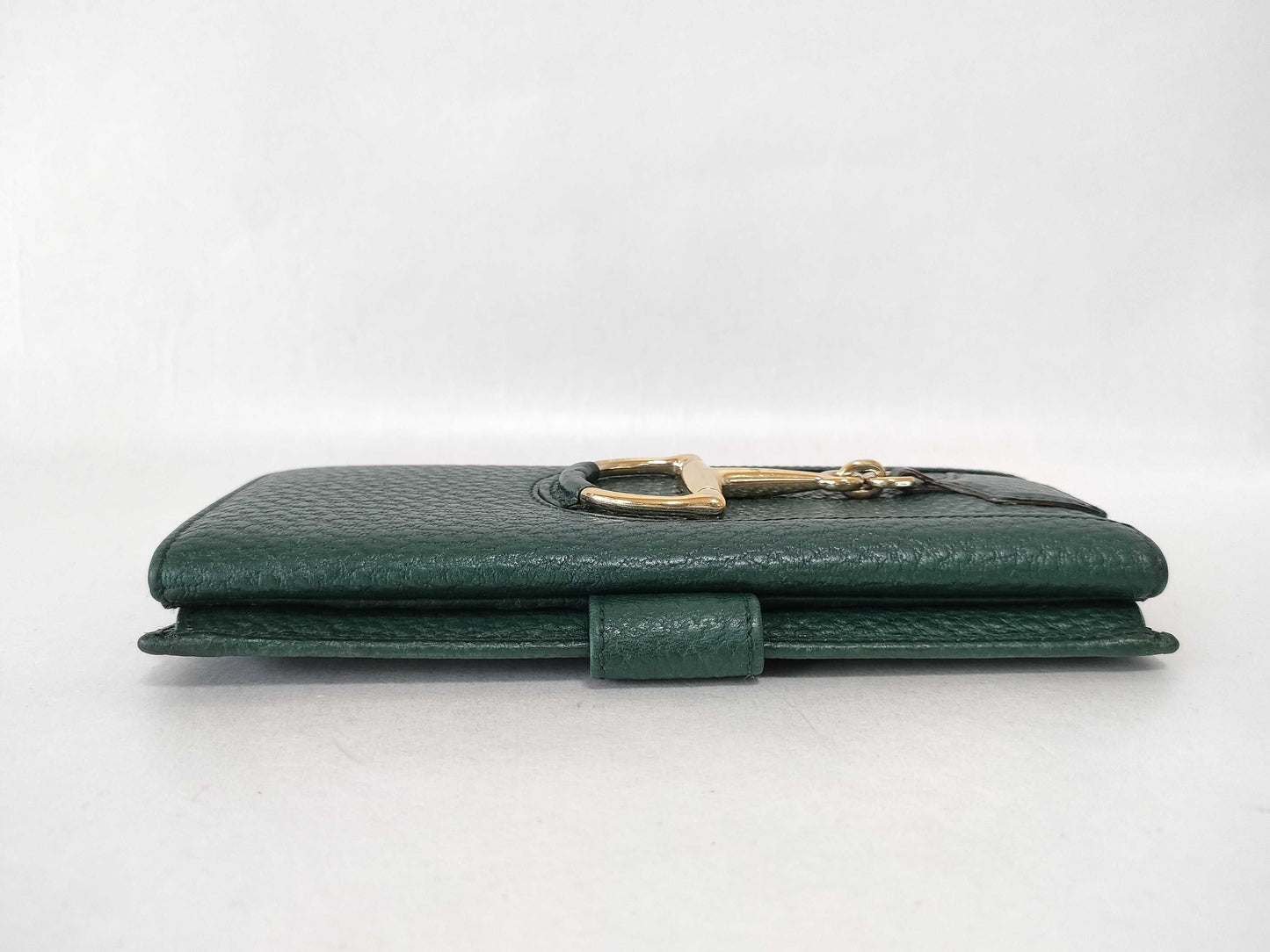 GUCCI Leather Horsebit Long Wallet