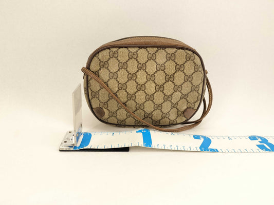 GUCCI Old Sherry Line GG PVC Shoulder Bag
