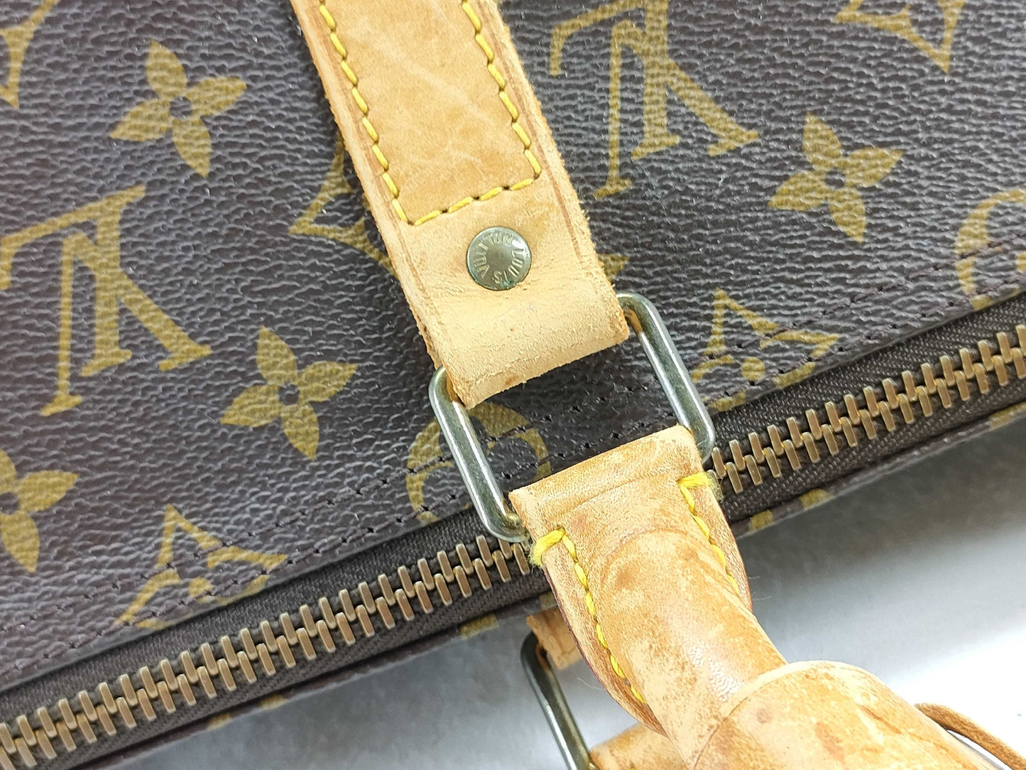 LOUIS VUITTON Monogram Louis Vuitton Keepall 50 Boston Bag