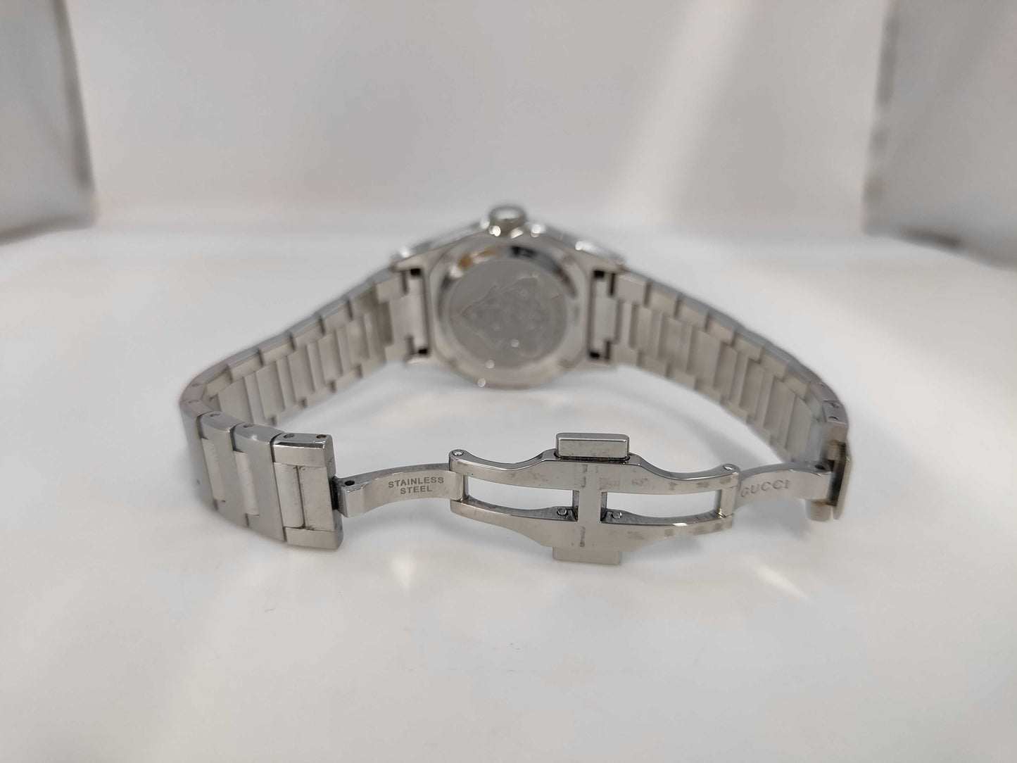 GUCCI 115.4/YA115424 13505194 Quartz Silver Dial Boys' Watch