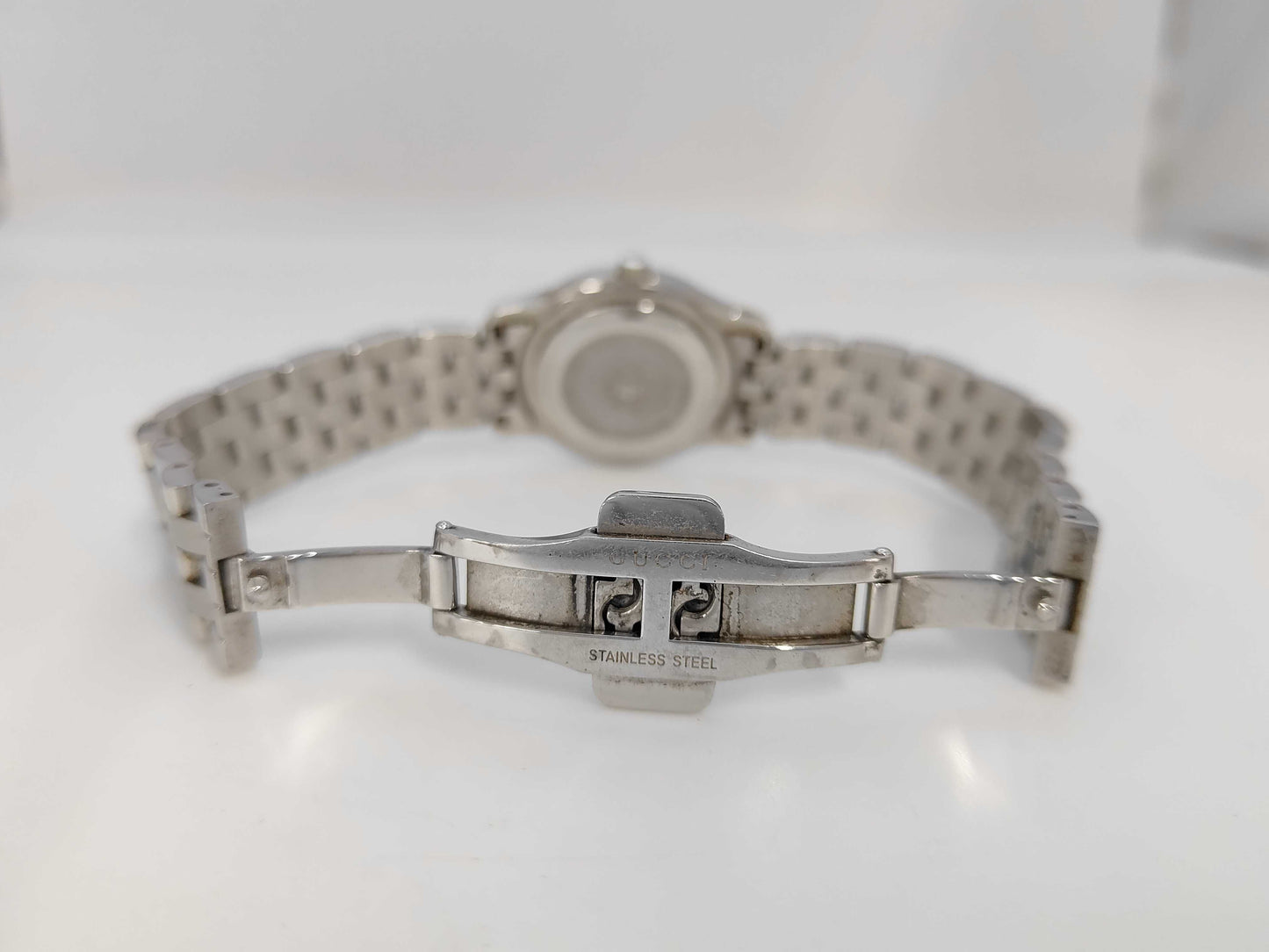 GUCCI 5500L 13140055 Quartz Silver Dial Women's Watch