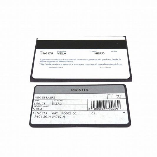 PRADA 1N0175 Triangle Logo Pouch Other Accessories