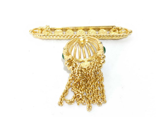 Dior Jellyfish Brooch GP Gold