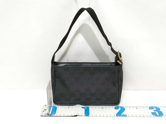 GUCCI GG Canvas Gucci 106644 GG Canvas Black Accessory Pouch Mini Bag Shoulder Bag