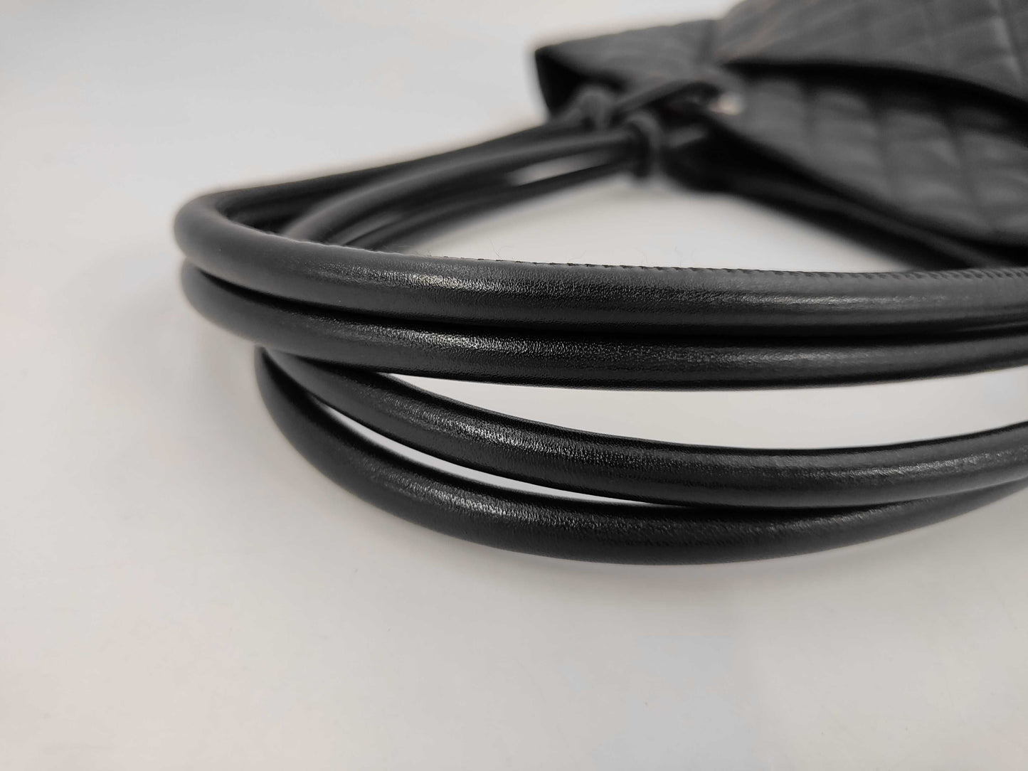 CHANEL Cambon Line Black W30cm Tote Bag