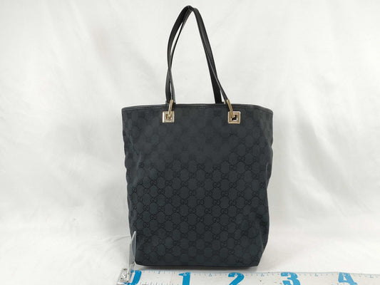 GUCCI GG Canvas Tote Bag 002 1098 Black W24cm Tote Bag