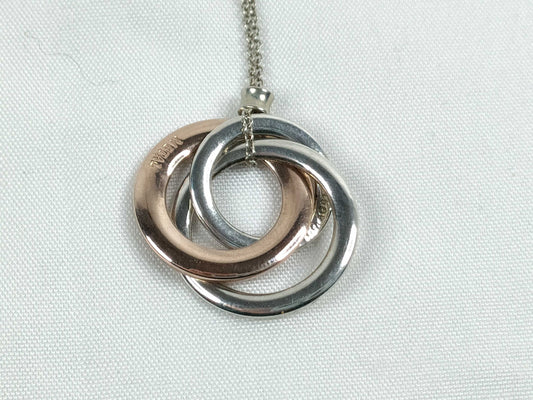 Tiffany & Co. TIFFANY Interlocking Circle Necklace 925 5.0g Necklace