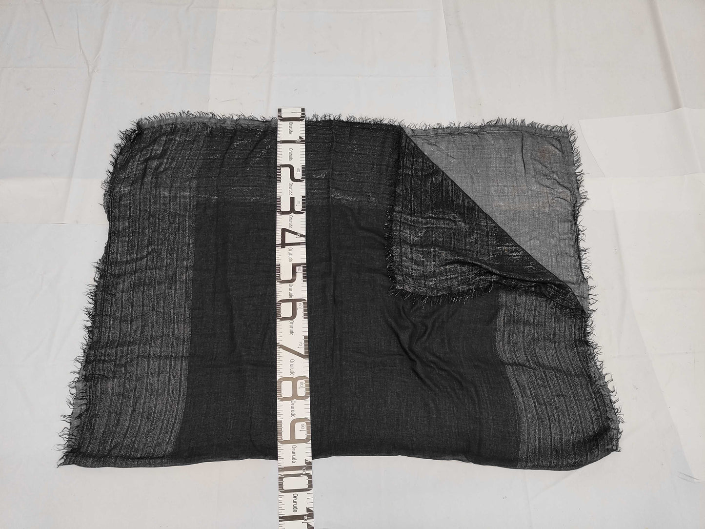 CHANEL Coco Mark Shawl with Stones, Black, Other Accessories