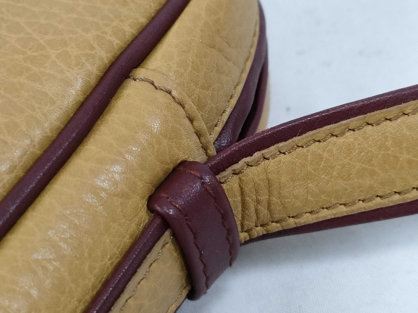 Cartier Must Cartier Leather Must Line Shoulder Bag Yellow/Red W20cm Shoulder Bag