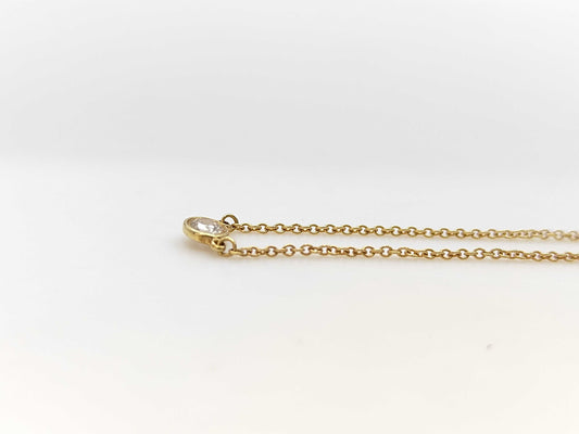 Tiffany & Co. By the Yard 1PD YG 750 1.9g Necklace