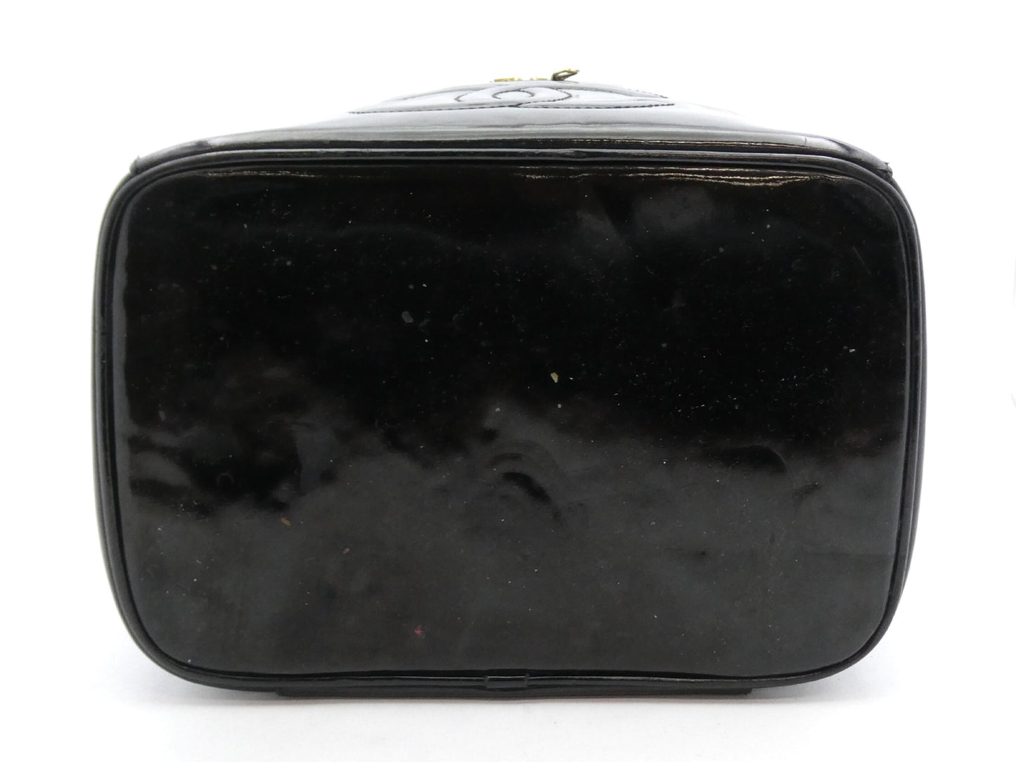 CHANEL Deka Coco Mark Enamel Vanity Bag