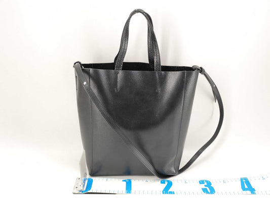 CELINE 2-way Vertical Cabas Small Black Handbag