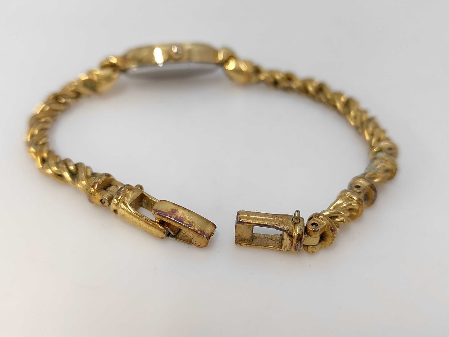 SEIKO 1E20-5760 753774 Quartz Champagne Dial Non-Moving Women's Watch