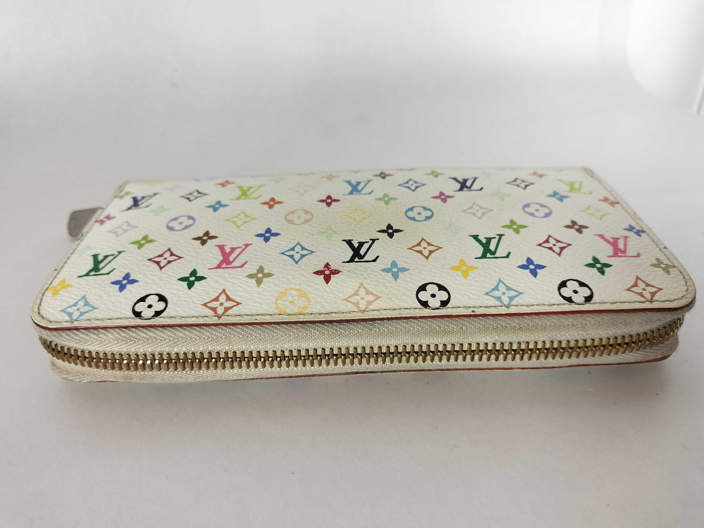 LOUIS VUITTON Monogram Multicolore Zippy Wallet Multicolore M60241 CA4113 Wallet
