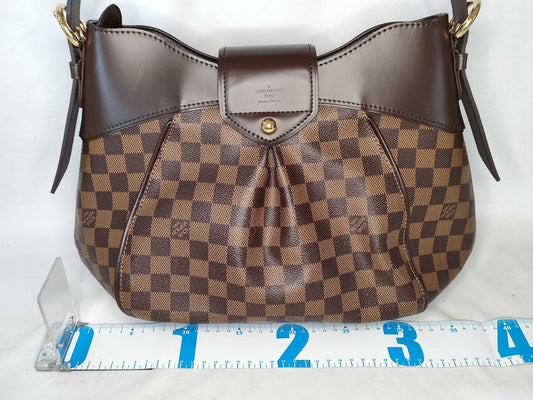 LOUIS VUITTON Damier Sistine MM Handbag