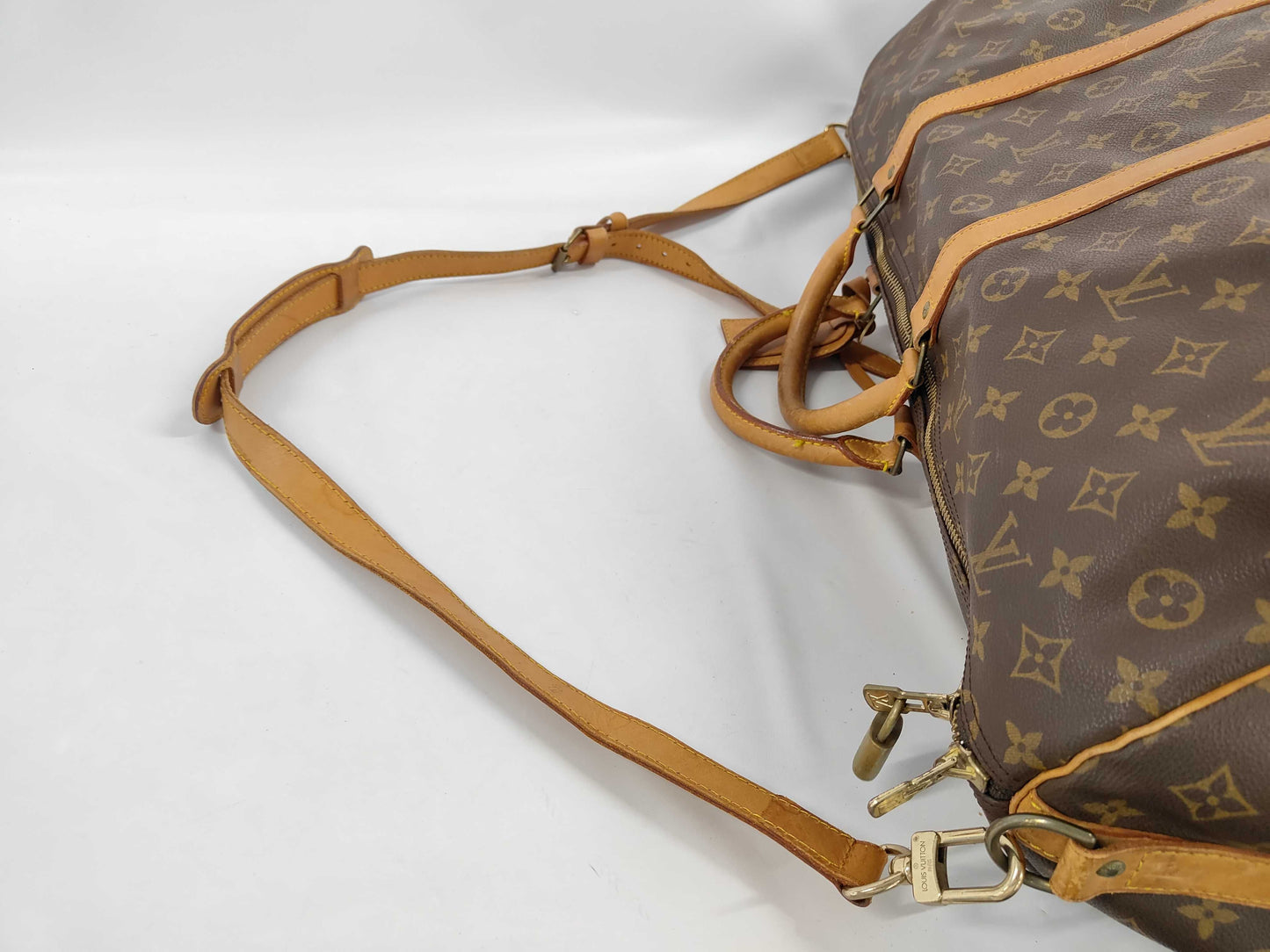 LOUIS VUITTON Monogram M41412 Keepall Bandouliere 60 Boston Bag VI8911