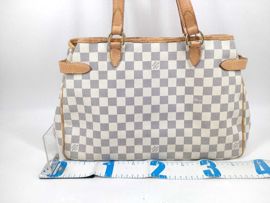 LOUIS VUITTON Damier Azur Batignolles Horizontal Tote Bag DU0120