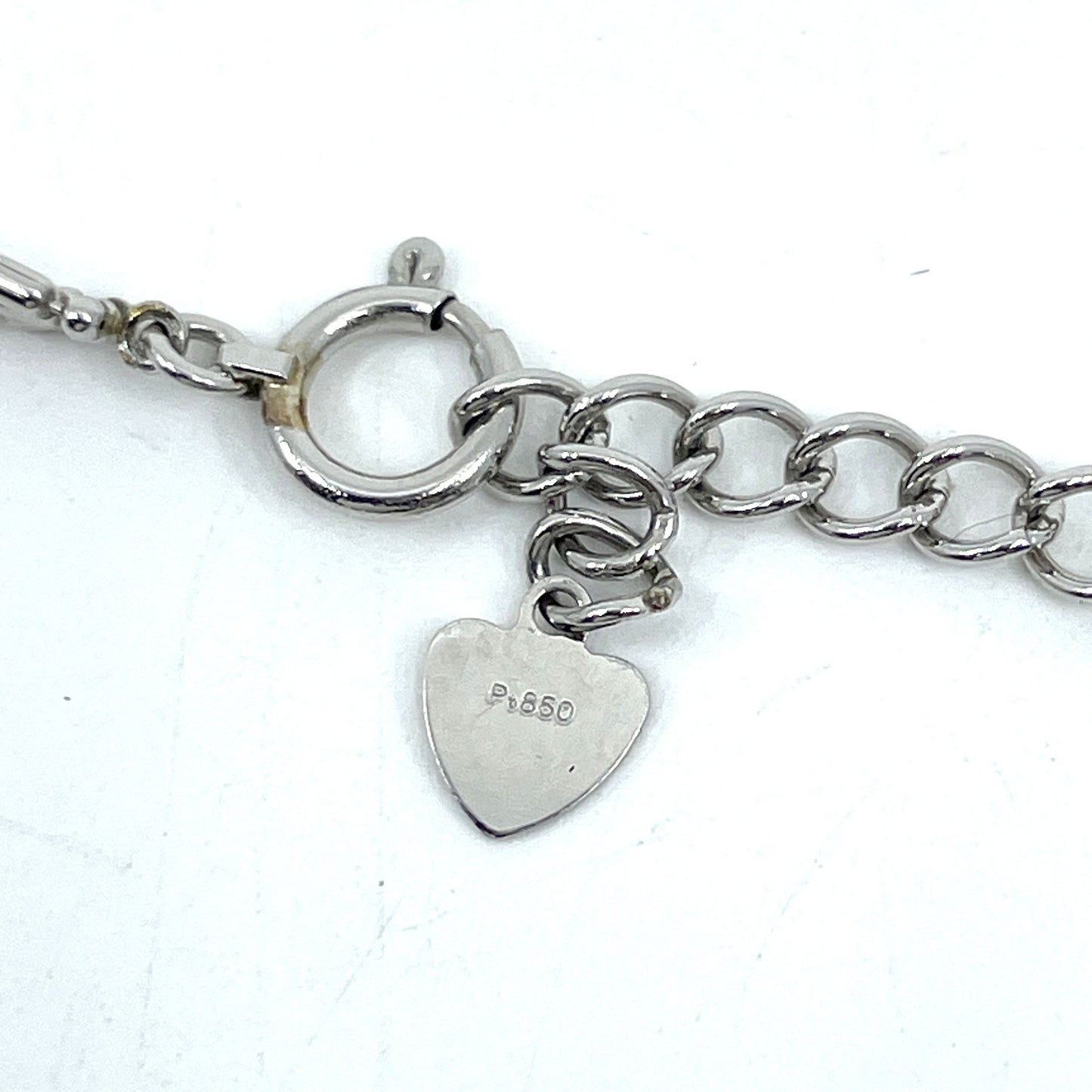 Black Butterfly Semi-Round Pearl Necklace, Diameter: Approx. 12.0mm, Pt850, 15.2g