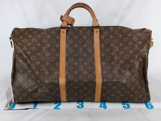 LOUIS VUITTON Monogram Louis Vuitton Keepall 55 Bandouliere Monogram Boston Bag M41414