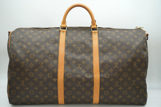 LOUIS VUITTON Monogram Keepall Bandouliere 60 M41412 Shoulder Strap Boston Bag
