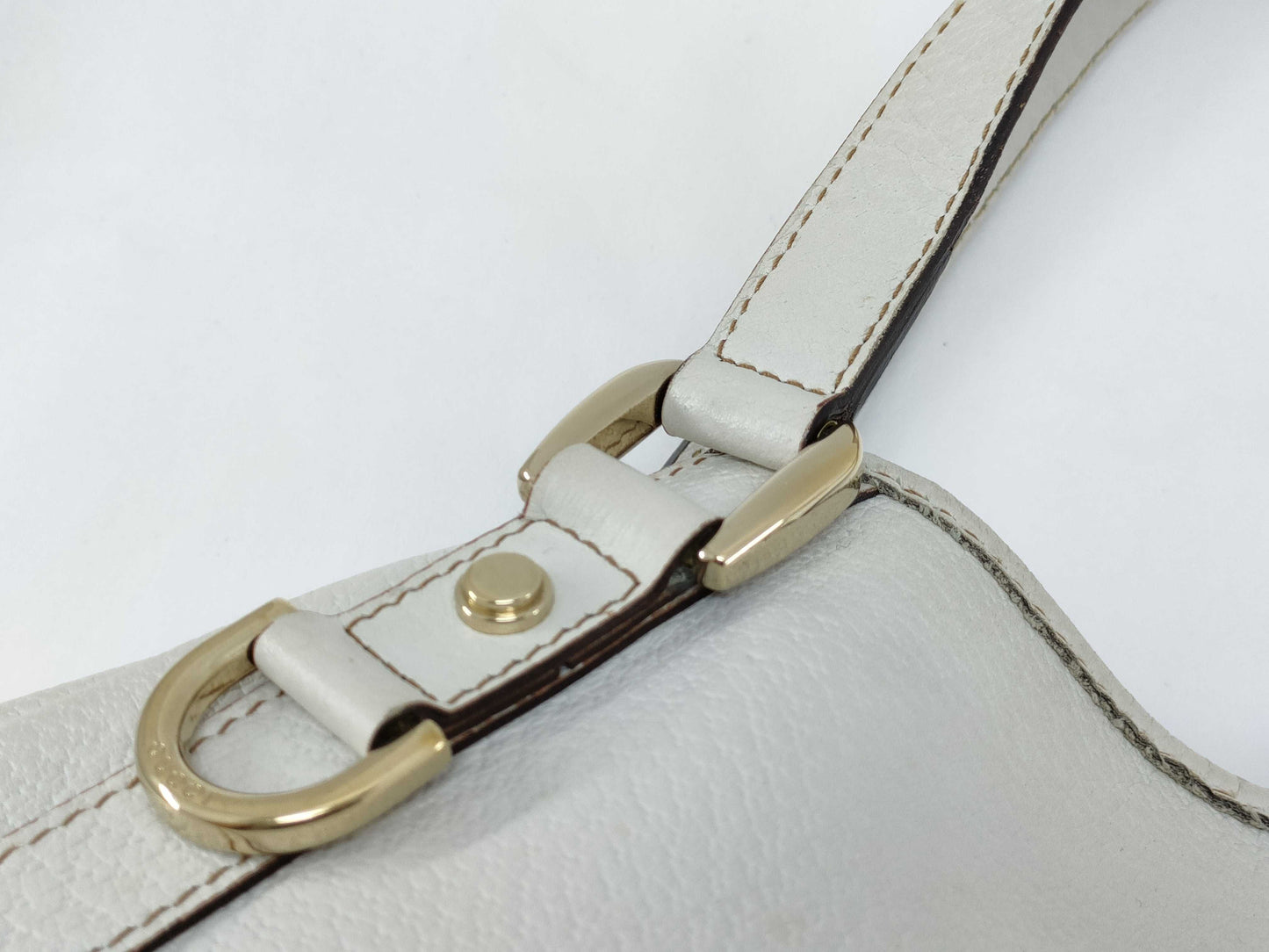 GUCCI Abbey White Tote Bag