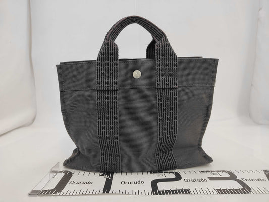 HERMES Air Line Tote PM Gray Bag