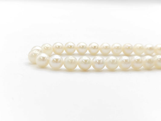 Pearl Necklace 21.3g, Diameter: Approx. 5.4-5.9mm
