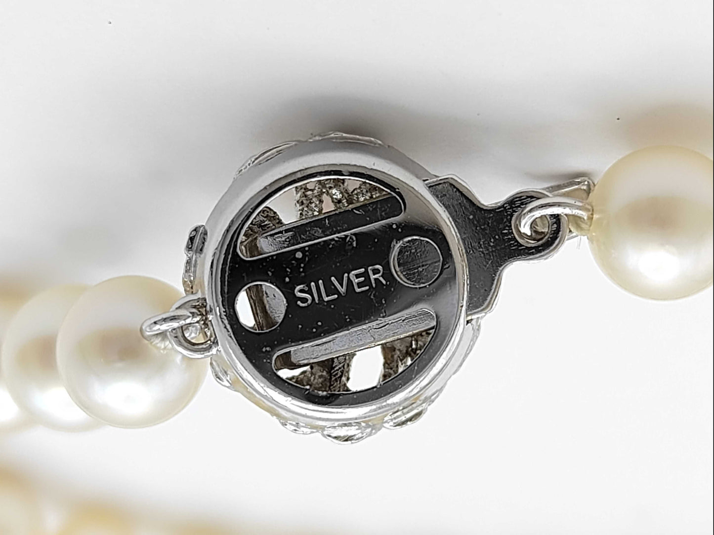 Pearl Diameter Approx. 6.4-6.8mm Sterling Silver 12.0g Bracelet/Bangle