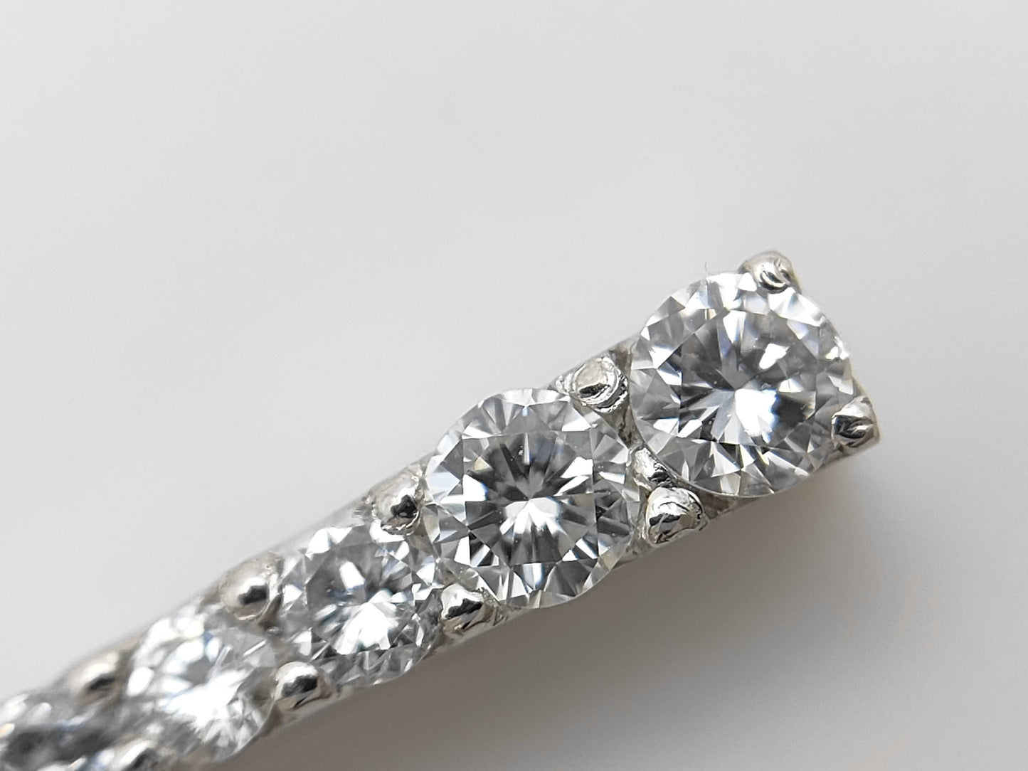 D1.00ct Pt900/850 3.2g Necklace