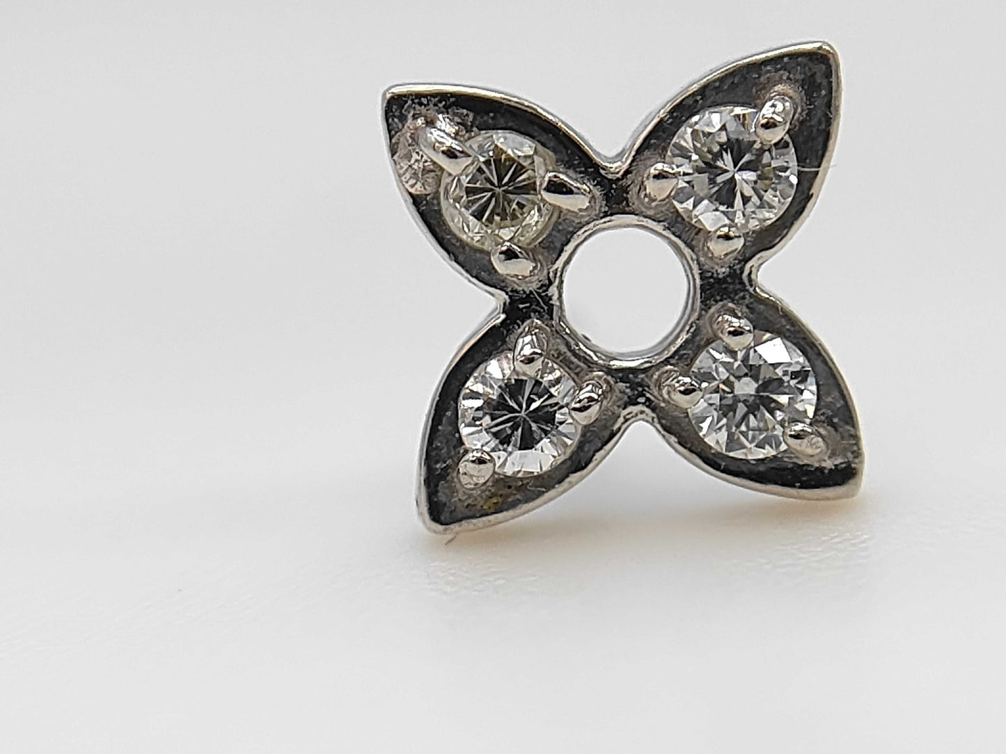 D0.1ct K18 1.0g Earrings