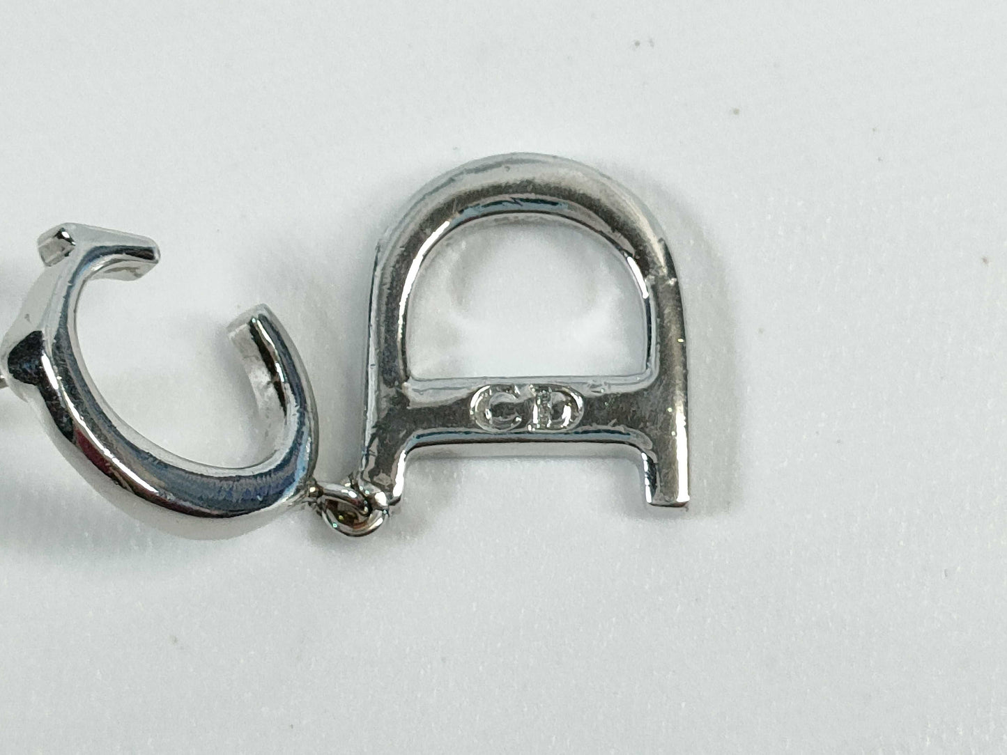 Dior CD logo swing earrings