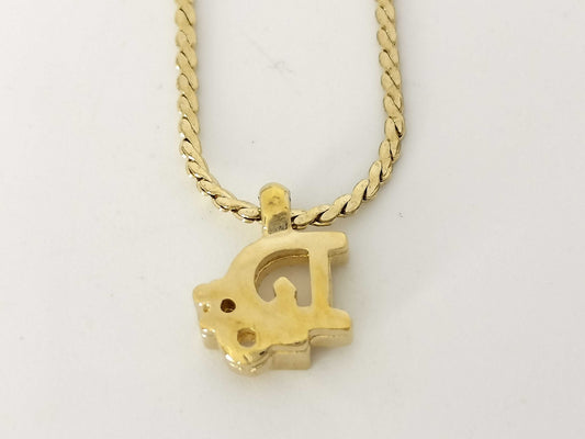 Dior Dior logo necklace necklace