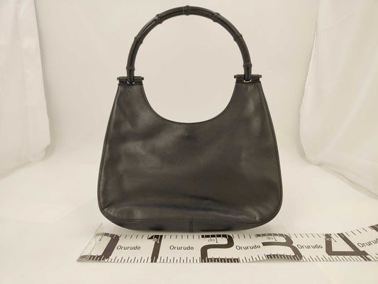 GUCCI Gucci Leather Bamboo Handbag Handbag