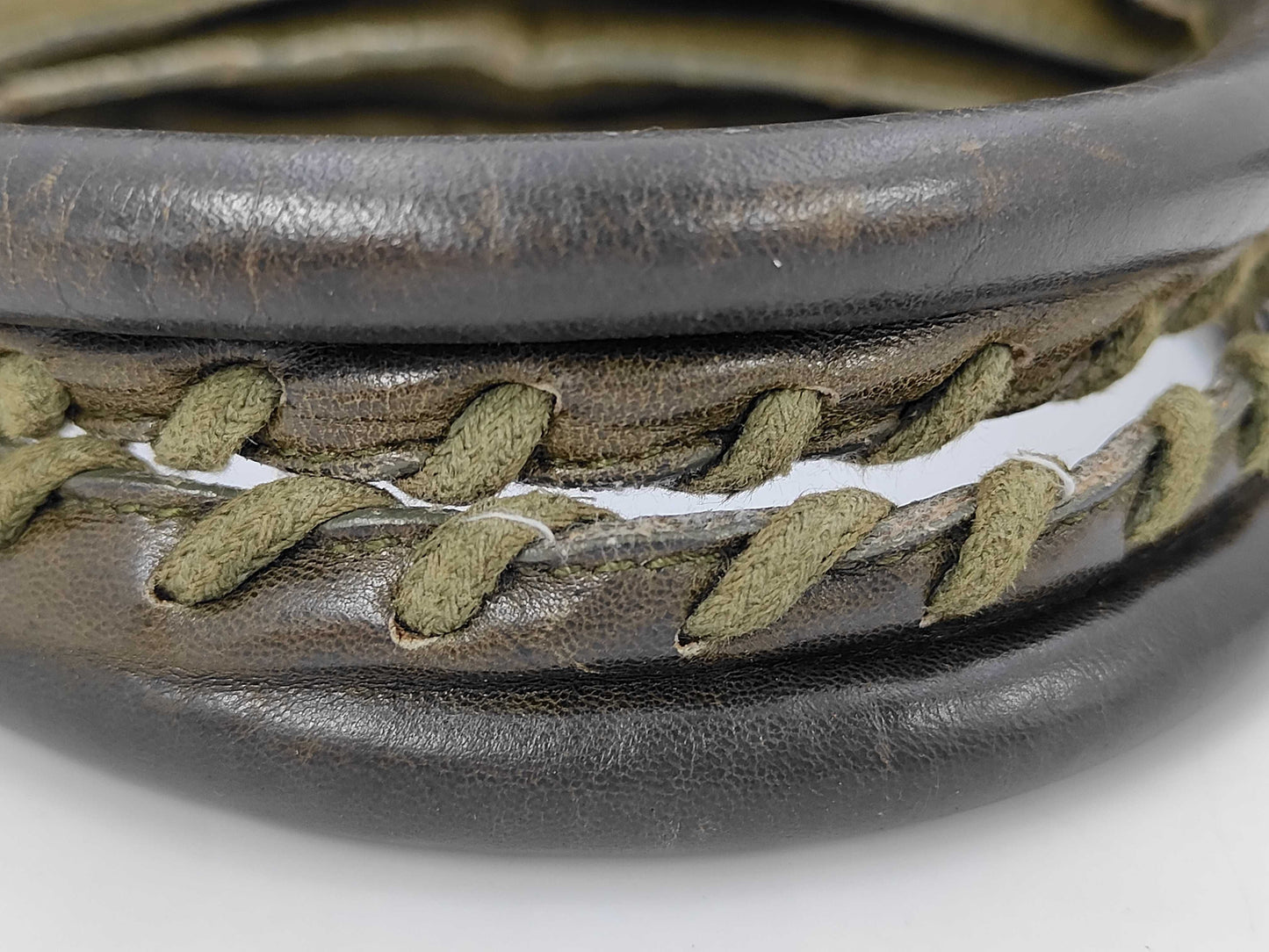 BALENCIAGA The City 115748 Lambskin Olive Strap Shoulder Bag with Mirror and Interchangeable Strap