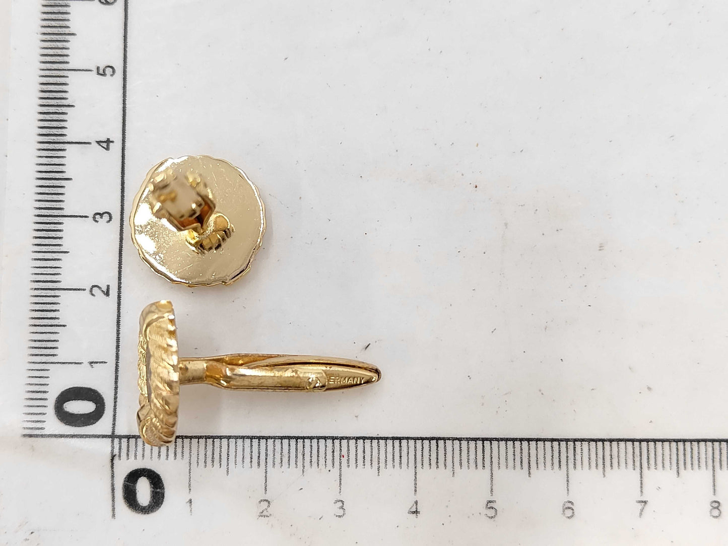 Dior Logo GP Cufflinks Tie Clip/Cufflinks